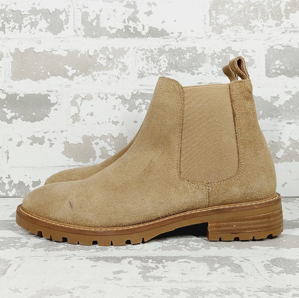 New Steve Madden Leopold Suede Leather Boot in Oatmeal W571